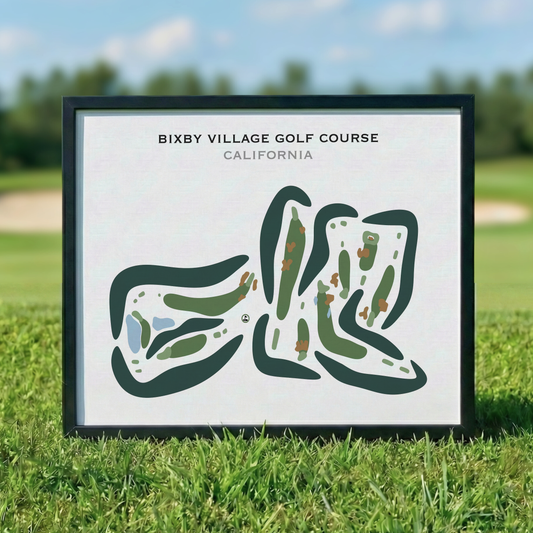 Bixby Village Golf Course, California - Printed Golf Courses
