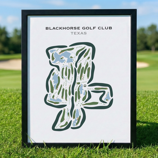 BlackHorse Golf Club, Texas - Printed Golf Courses