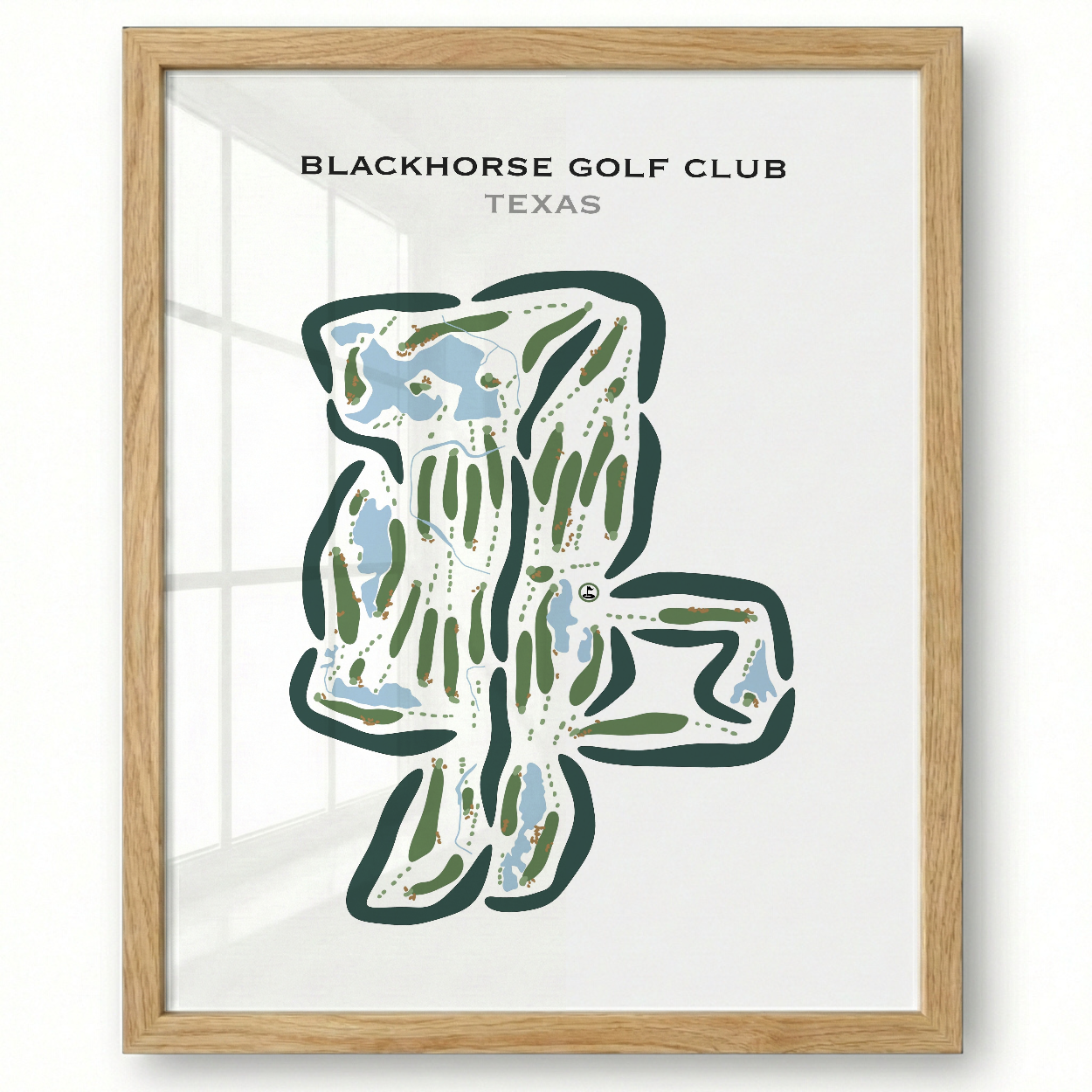 BlackHorse Golf Club, Texas - Printed Golf Courses