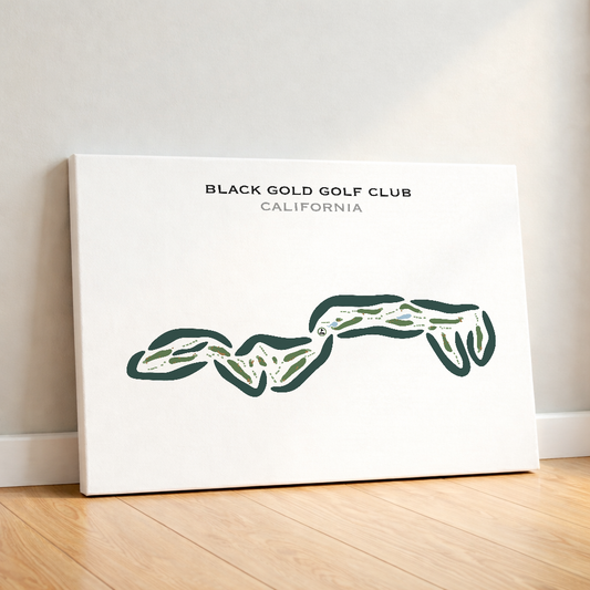 Black Gold Golf Club, California - Printed Golf Courses