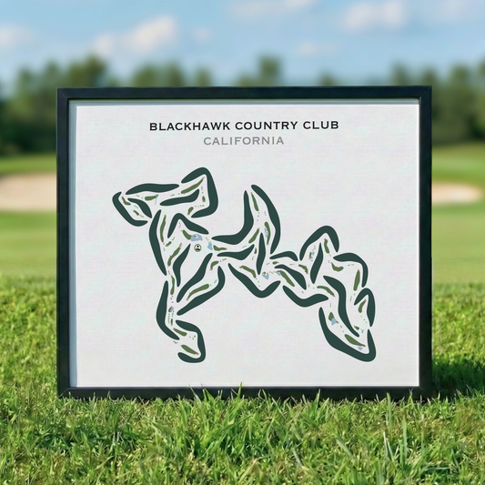 Blackhawk Country Club, California - Printed Golf Courses