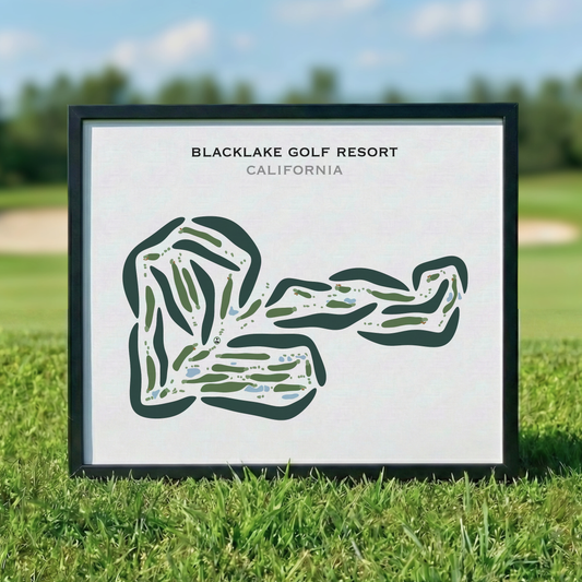 Blacklake Golf Course, California - Printed Golf Courses