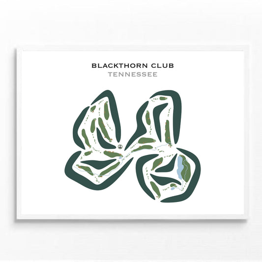 Blackthorn Club, Tennessee - Printed Golf Courses