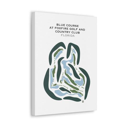Blue Course at Foxfire Golf & Country Club, Florida - Printed Golf Courses