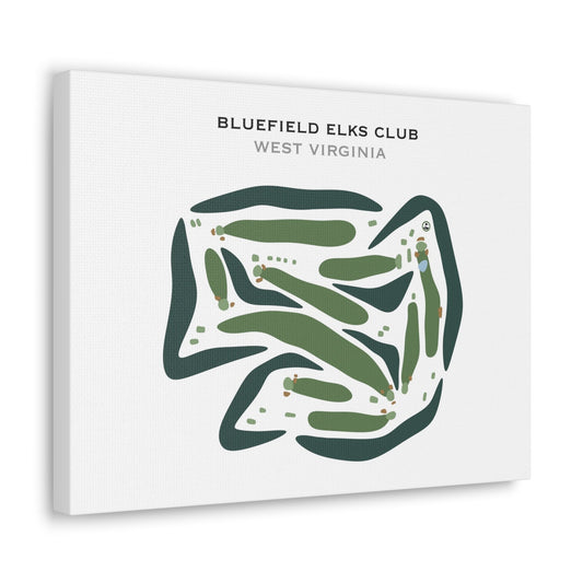 Bluefield Elks Country Club, West Virginia - Printed Golf Courses