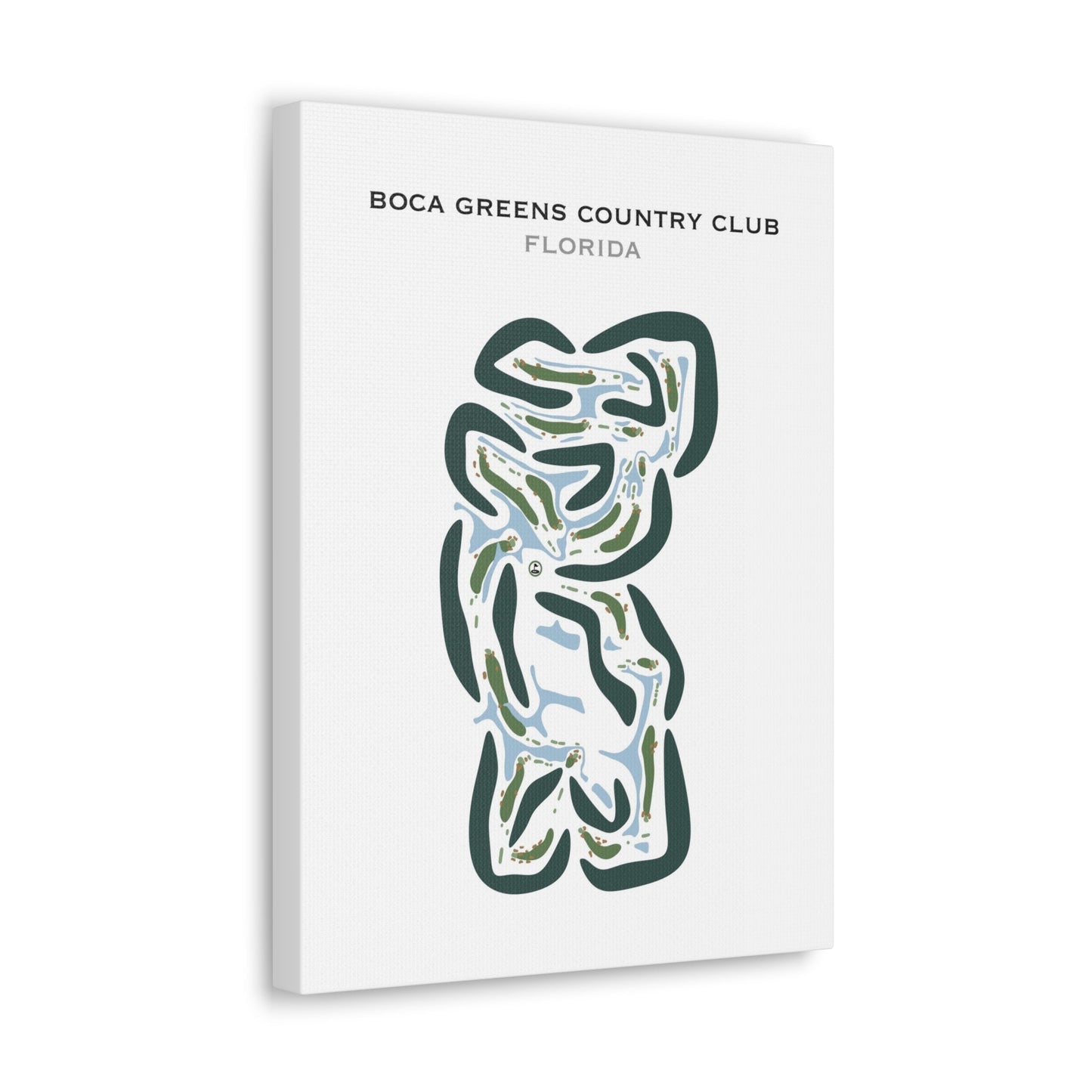 Boca Greens Country Club, Florida - Printed Golf Courses