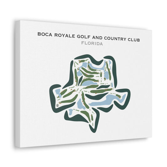 Boca Royale Golf & Country Club, Florida - Printed Golf Courses