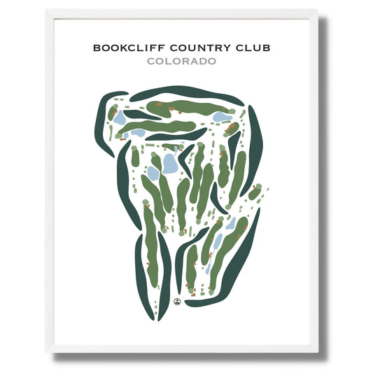 Bookcliff Country Club, Colorado - Printed Golf Courses