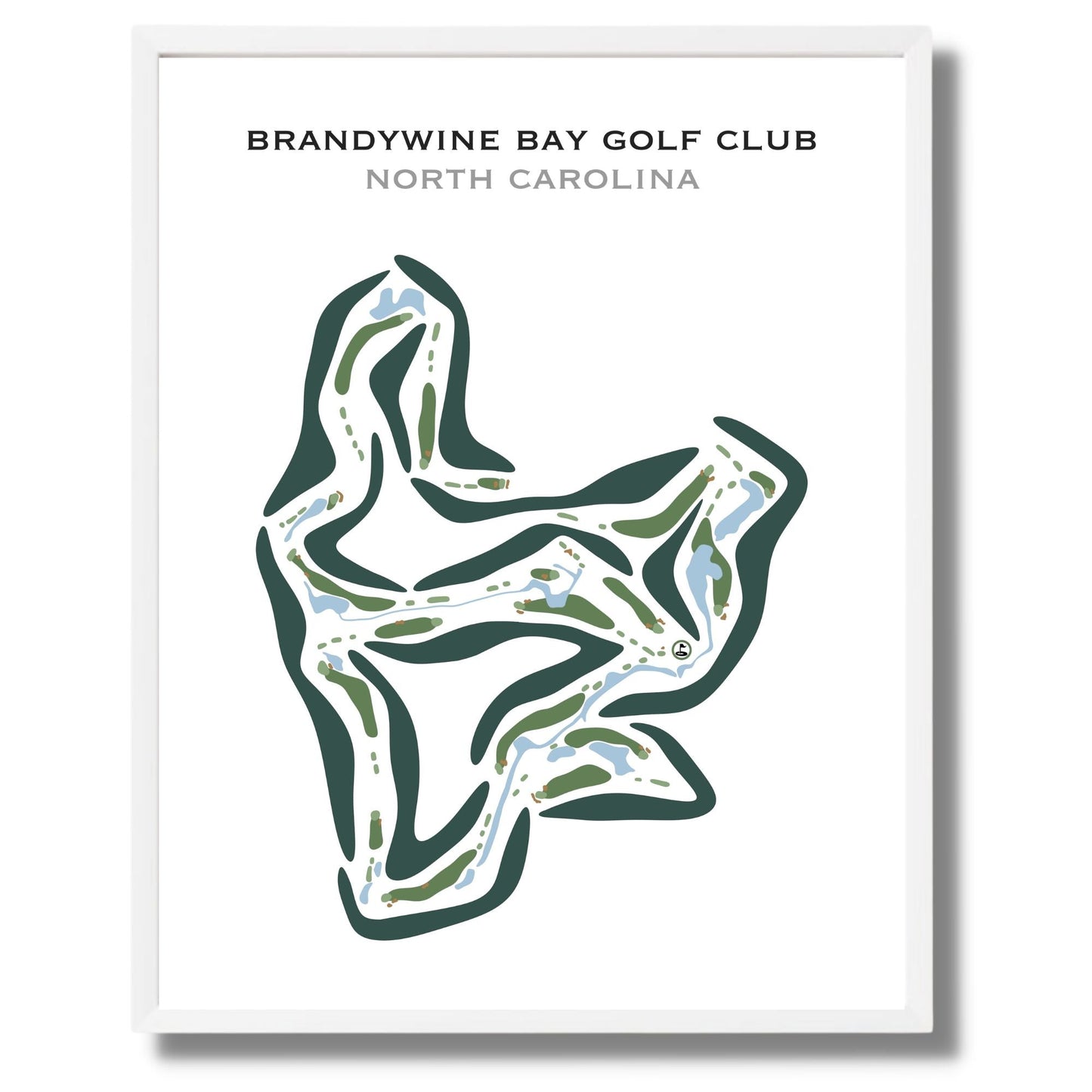 Brandywine Bay Golf Club, North Carolina - Printed Golf Courses