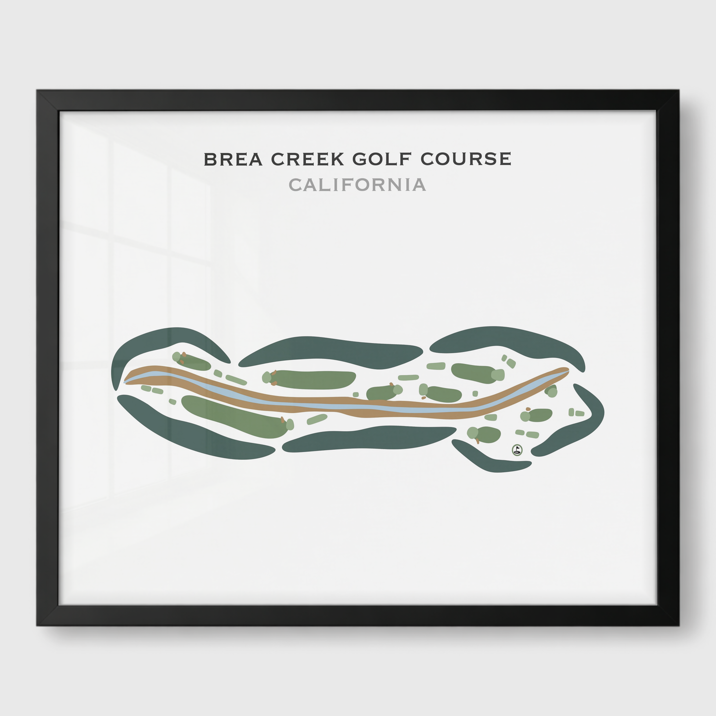 Brea Creek Golf Course, California - Printed Golf Courses
