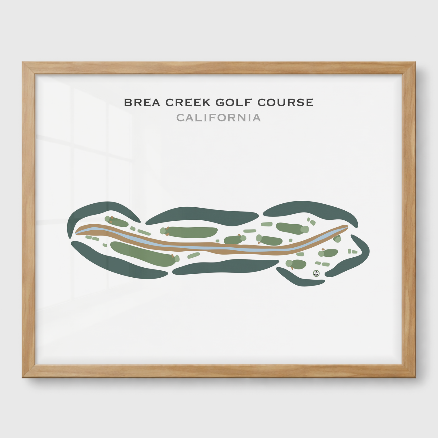 Brea Creek Golf Course, California - Printed Golf Courses