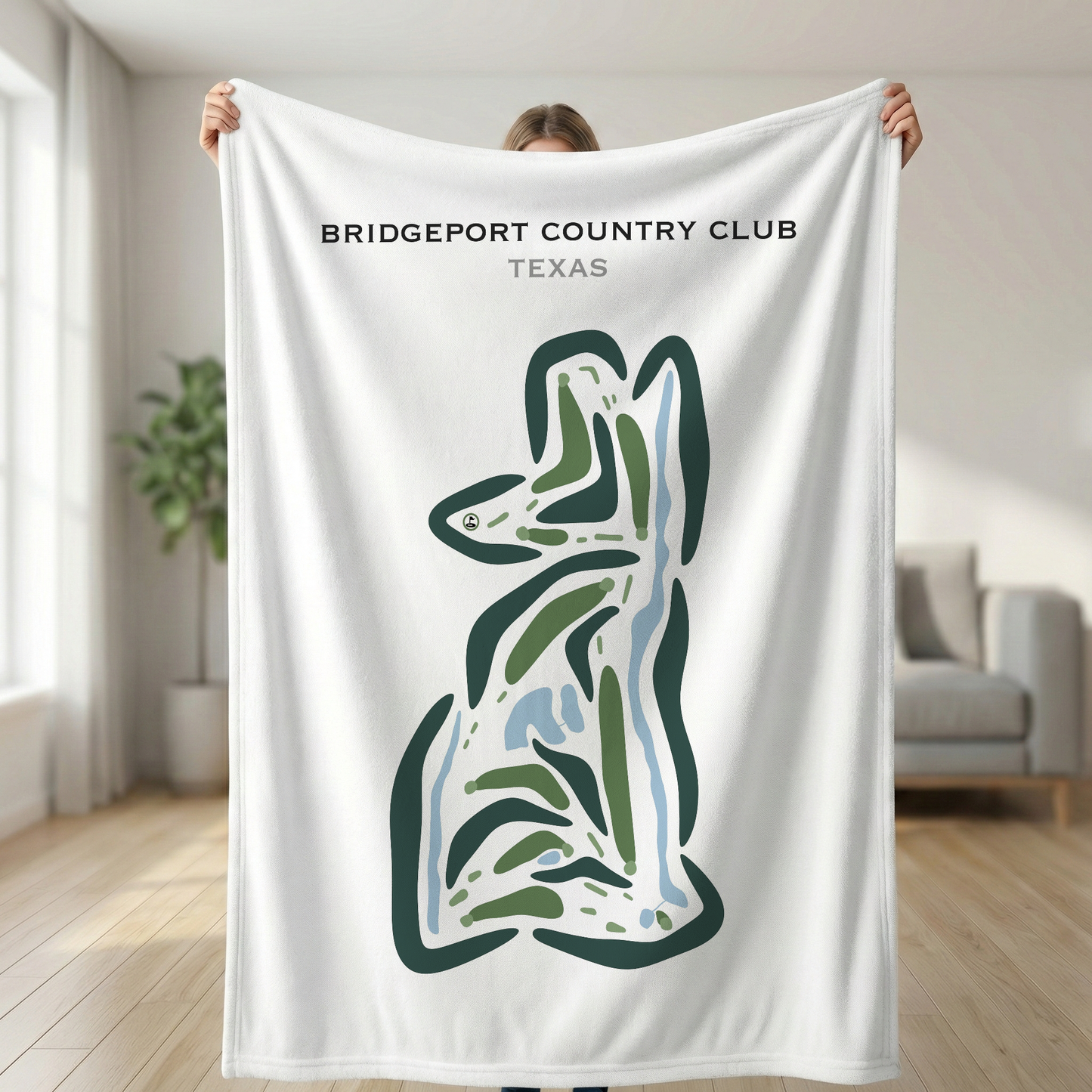 Bridgeport Country Club, Texas - Printed Golf Courses