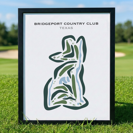 Bridgeport Country Club, Texas - Printed Golf Courses
