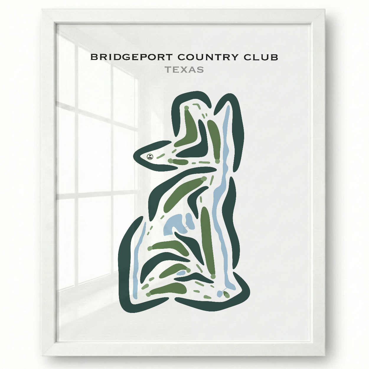 Bridgeport Country Club, Texas - Printed Golf Courses