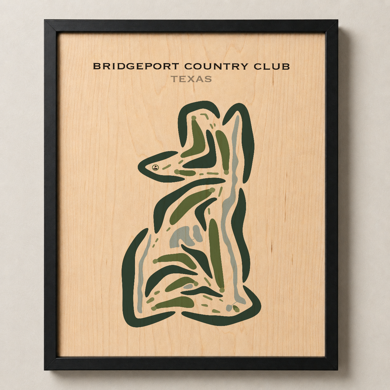 Bridgeport Country Club, Texas - Printed Golf Courses