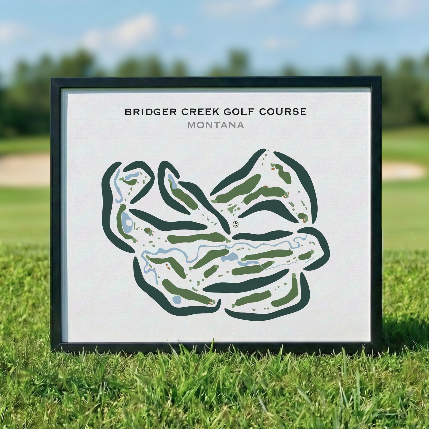 Bridger Creek Golf Course, Montana - Printed Golf Courses