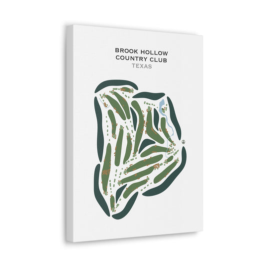 Brook Hollow Country Club, Texas - Printed Golf Courses