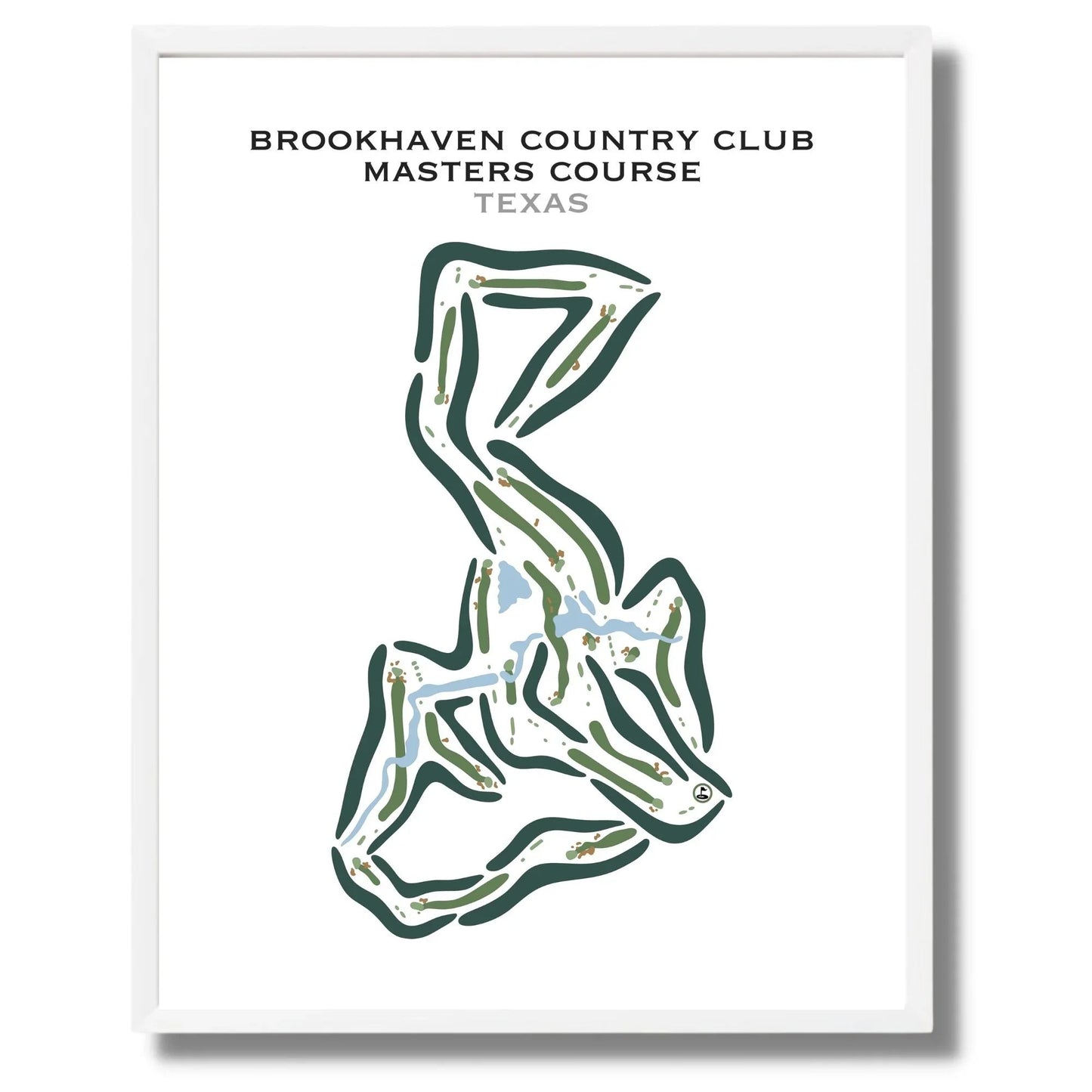 Brookhaven Country Club - Masters Course, Texas - Printed Golf Courses