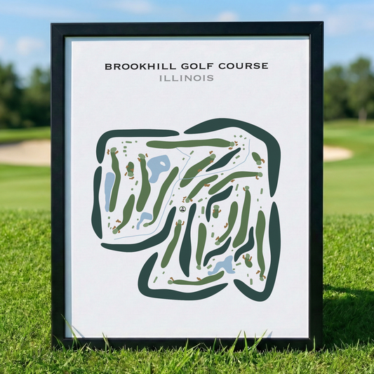 Brookhill Golf Course, Illinois - Printed Golf Courses