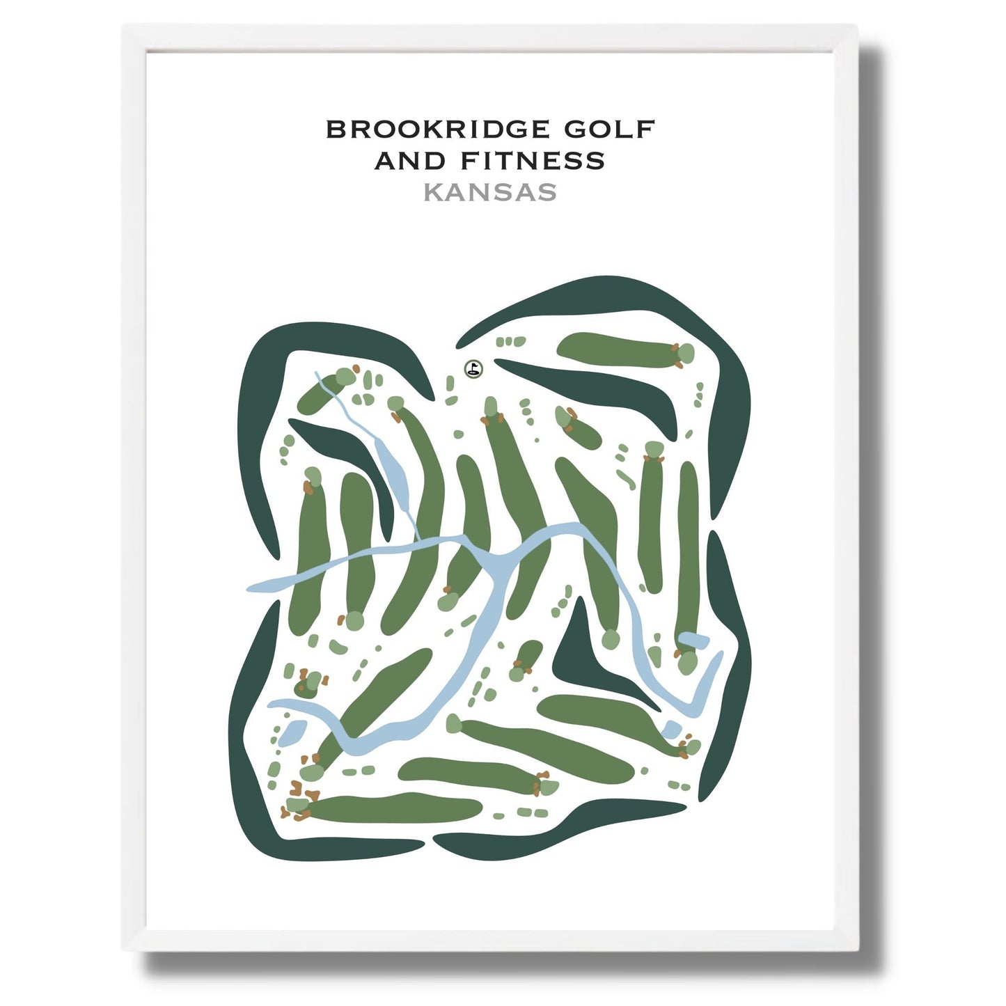Brookridge Country Club, Kansas (18 holes) - Printed Golf Courses