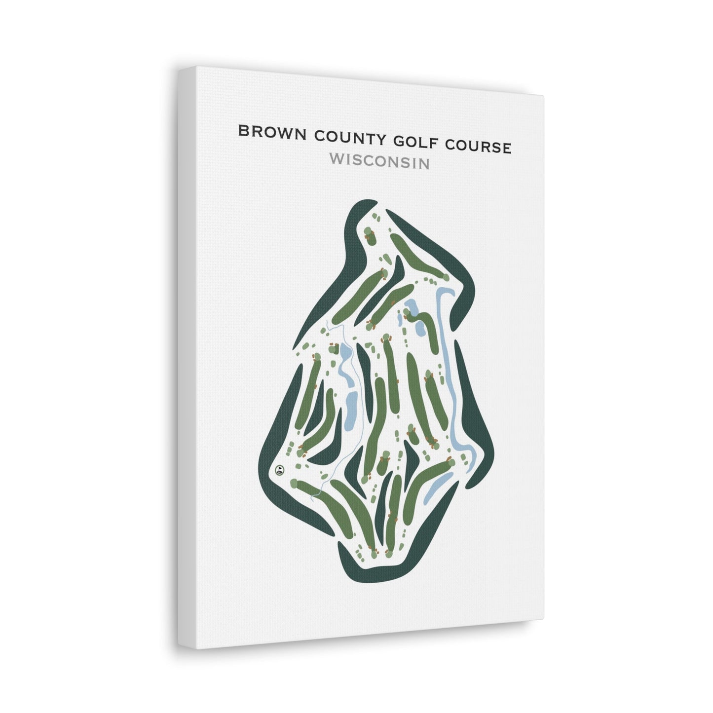Brown County Golf Course, Wisconsin - Printed Golf Courses
