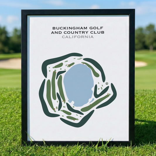 Buckingham Golf & Country Club, California - Printed Golf Courses