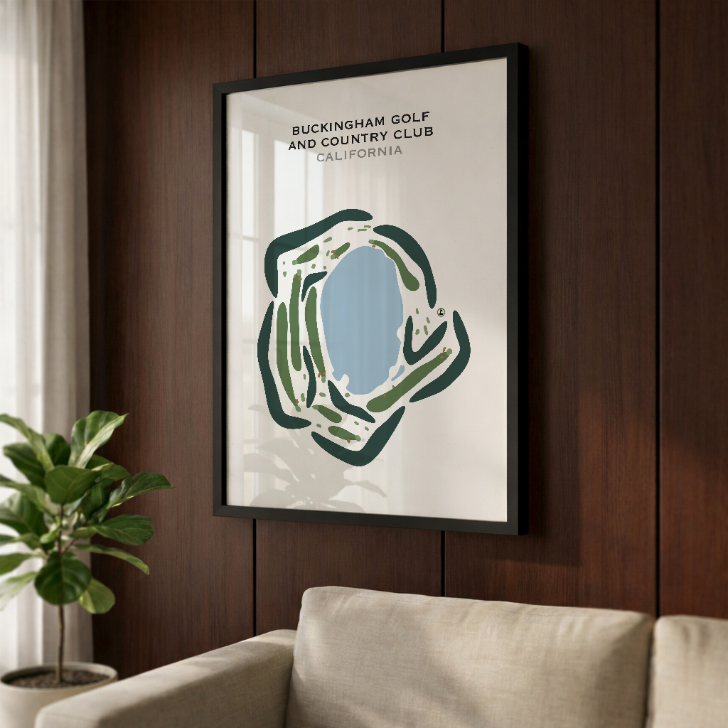 Buckingham Golf & Country Club, California - Printed Golf Courses