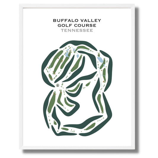 Buffalo Valley Golf Course, Tennessee - Printed Golf Courses