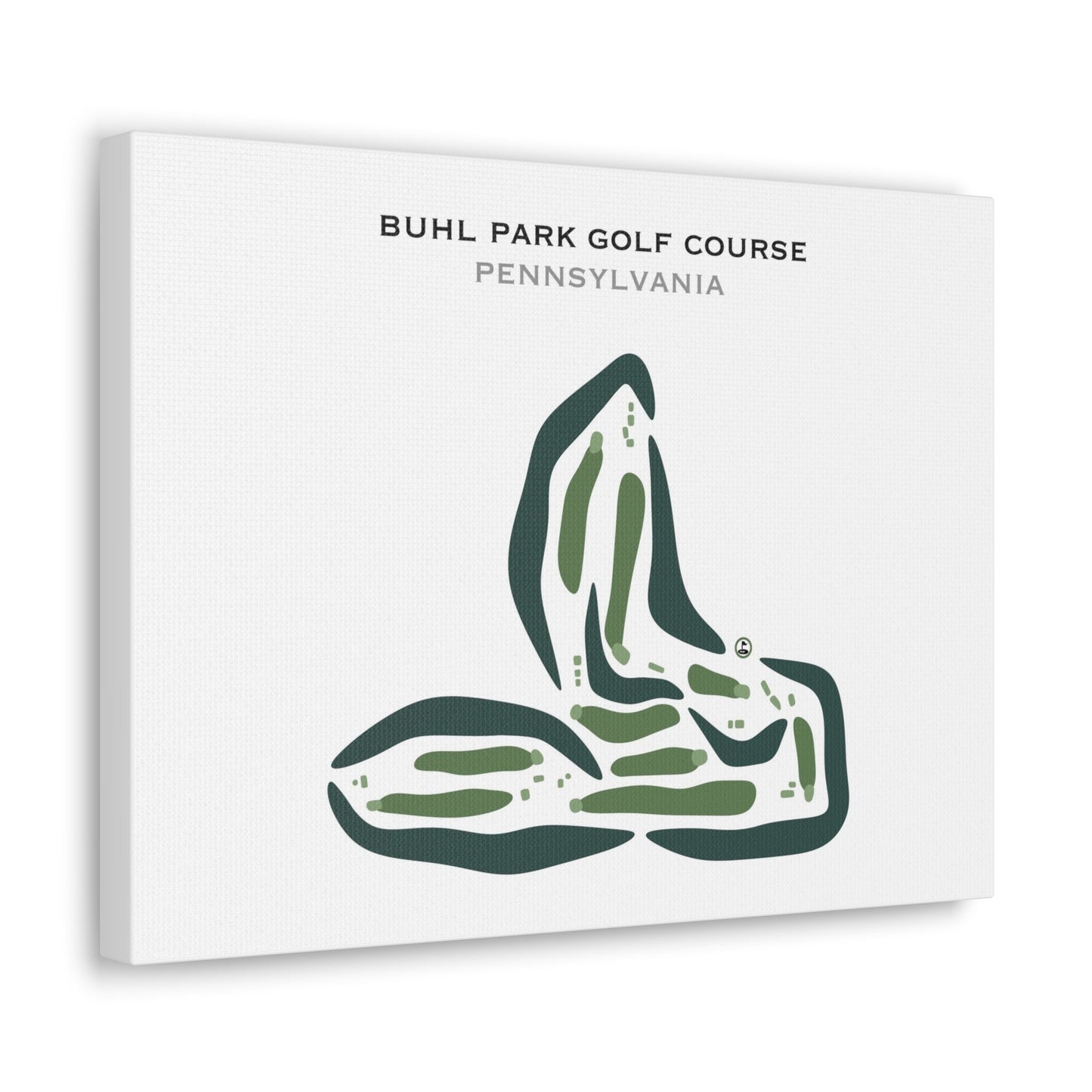 Buhl Park Golf Course, Pennsylvania - Printed Golf Courses