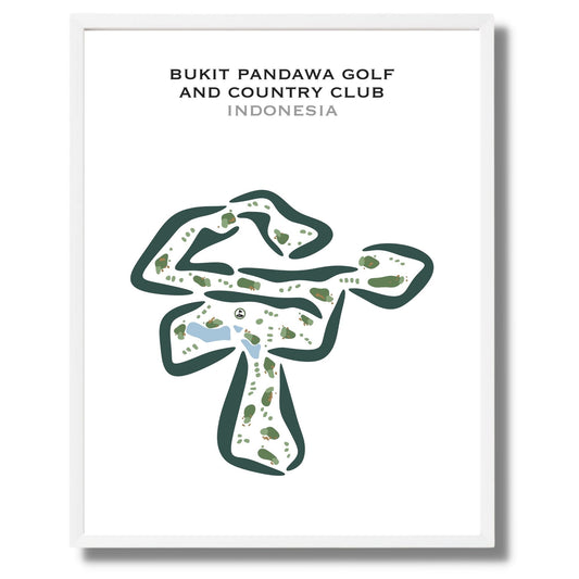 Bukit Pandawa Golf & Country Club, Indonesia - Printed Golf Courses