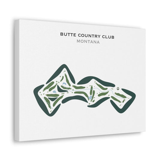 Butte Country Club, Montana - Printed Golf Courses