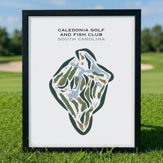 Caledonia Golf and Fish Club, South Carolina - Printed Golf Courses