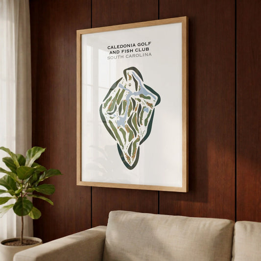 Caledonia Golf and Fish Club, South Carolina - Printed Golf Courses