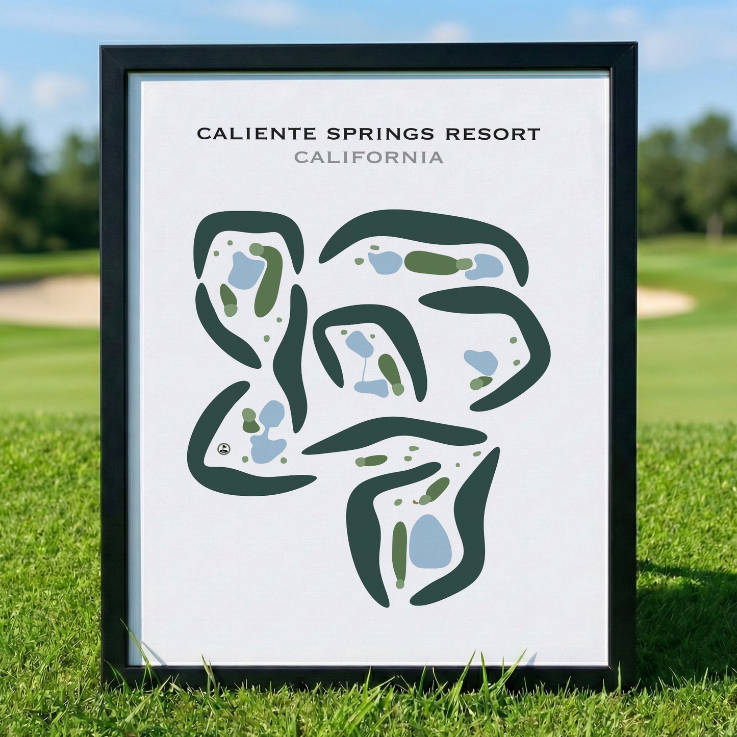 Caliente Springs Resort, California - Printed Golf Courses