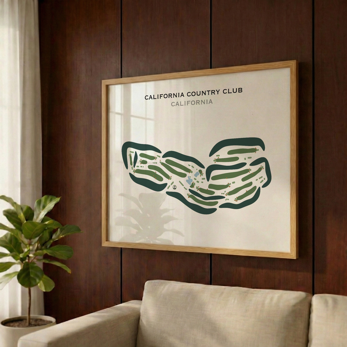 California Country Club, California - Printed Golf Courses