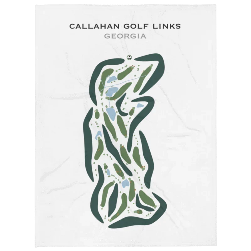 Callahan Golf Links, Georgia - Printed Golf Courses