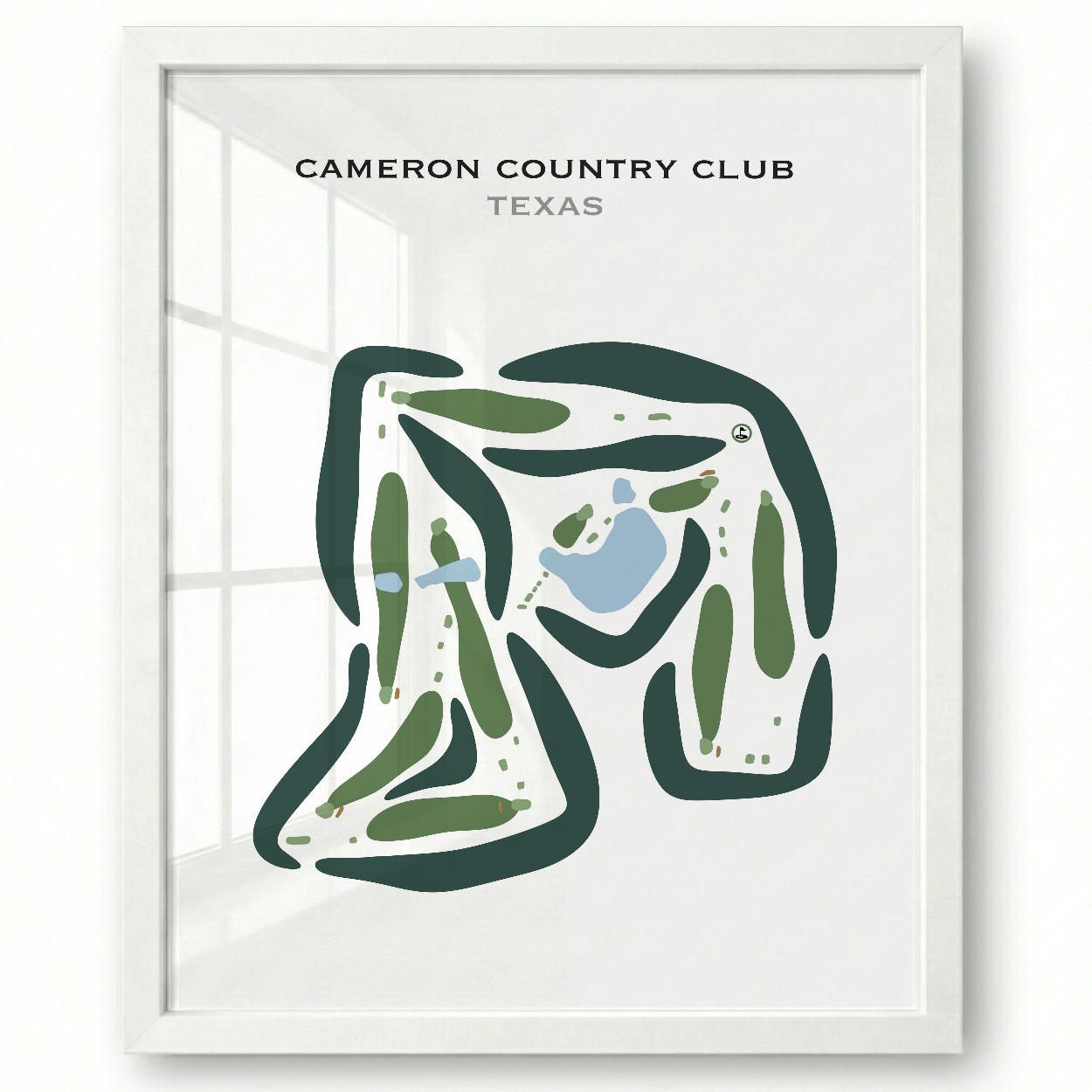 Cameron Country Club, Texas - Printed Golf Courses