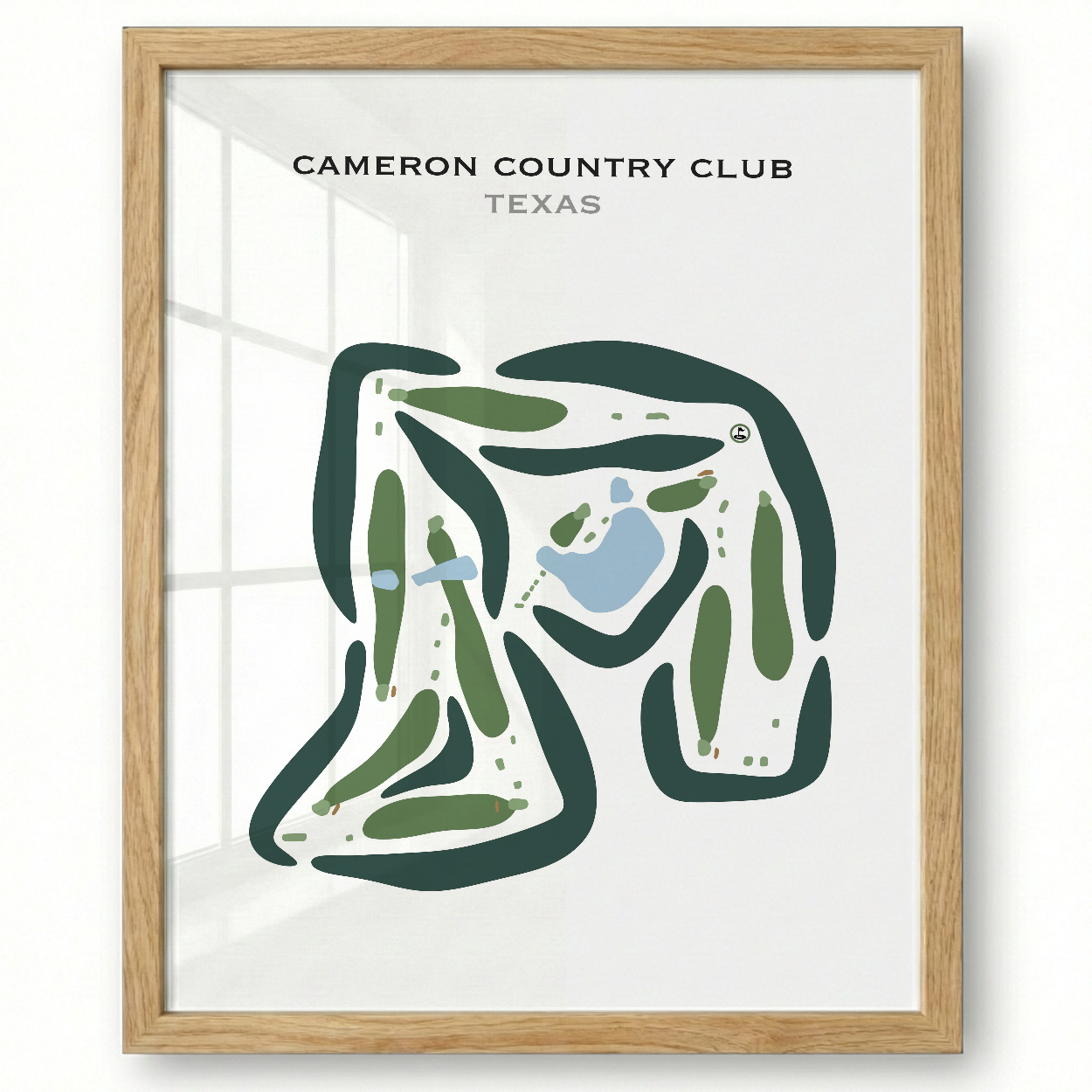 Cameron Country Club, Texas - Printed Golf Courses