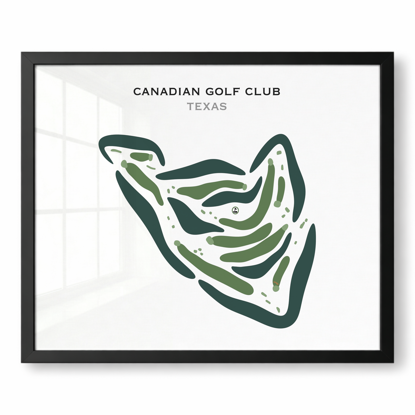 Canadian Golf Club, Texas - Printed Golf Courses