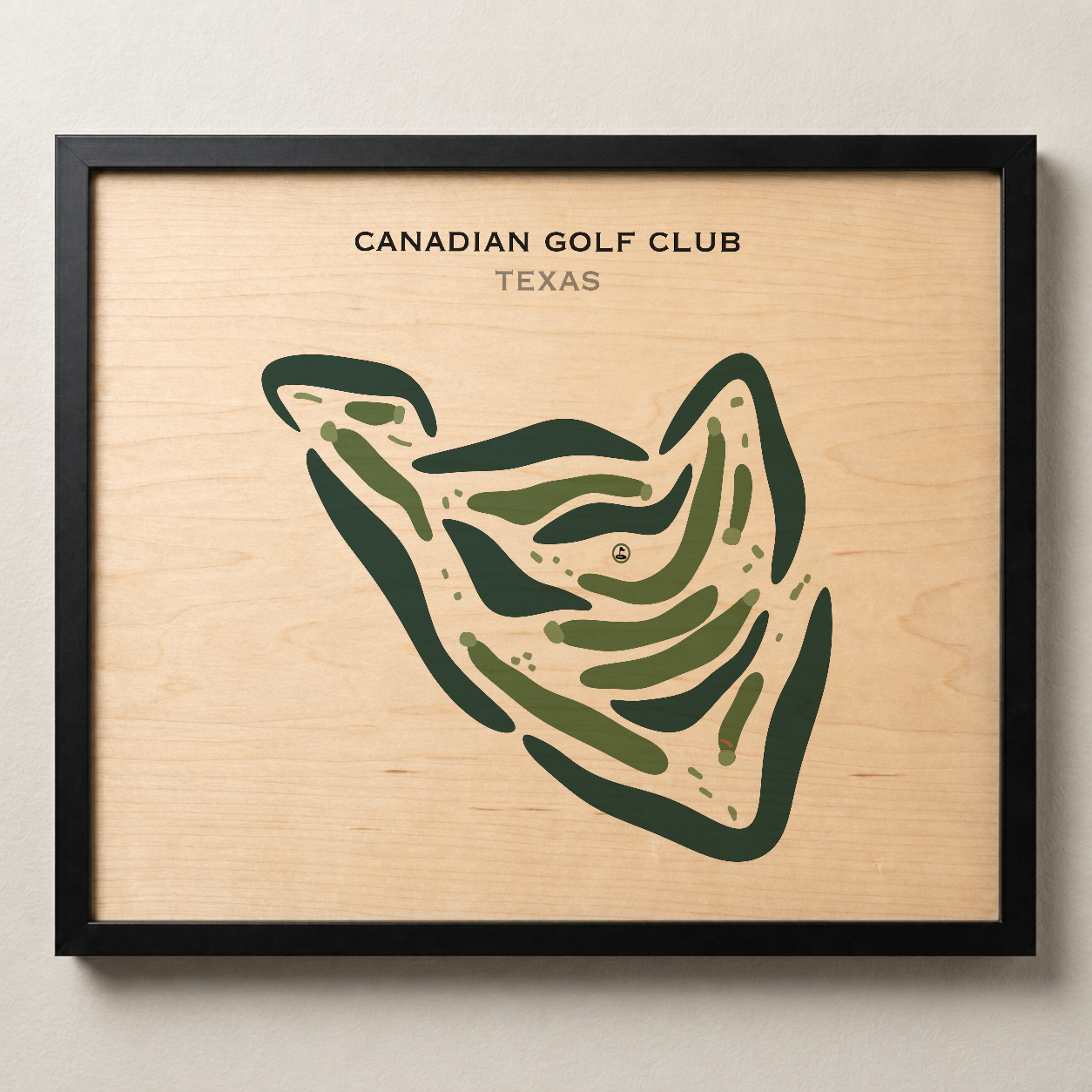 Canadian Golf Club, Texas - Printed Golf Courses