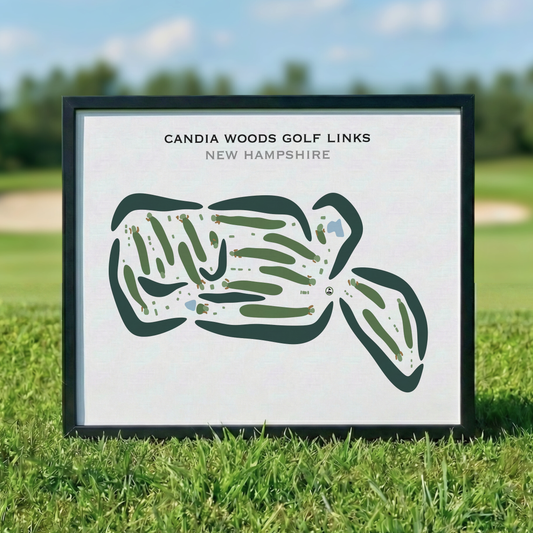 Candia Woods Golf Links, New Hampshire - Printed Golf Courses