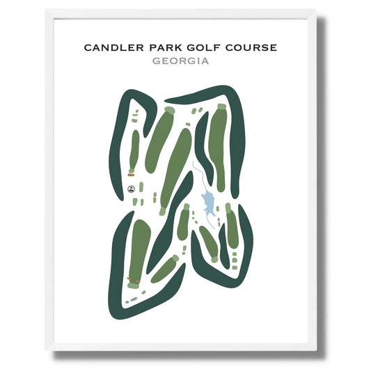 Candler Park Golf Course, Georgia - Printed Golf Courses
