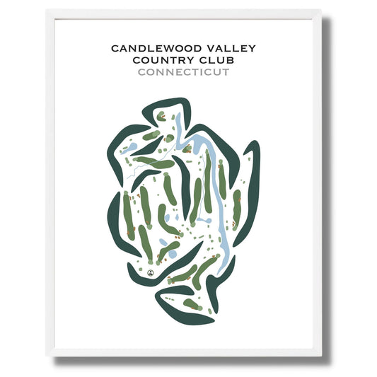 Candlewood Valley Country Club, Connecticut - Printed Golf Courses