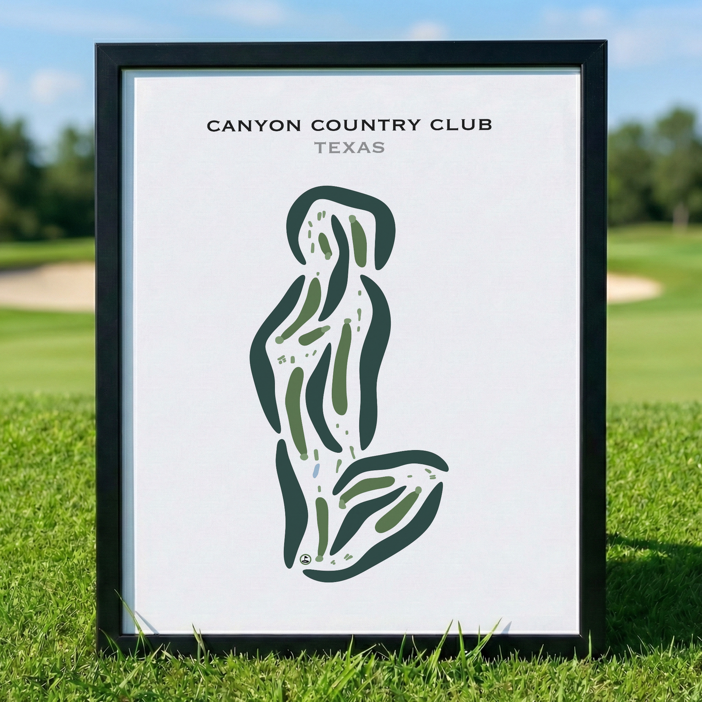 Canyon Country Club, Texas - Printed Golf Courses