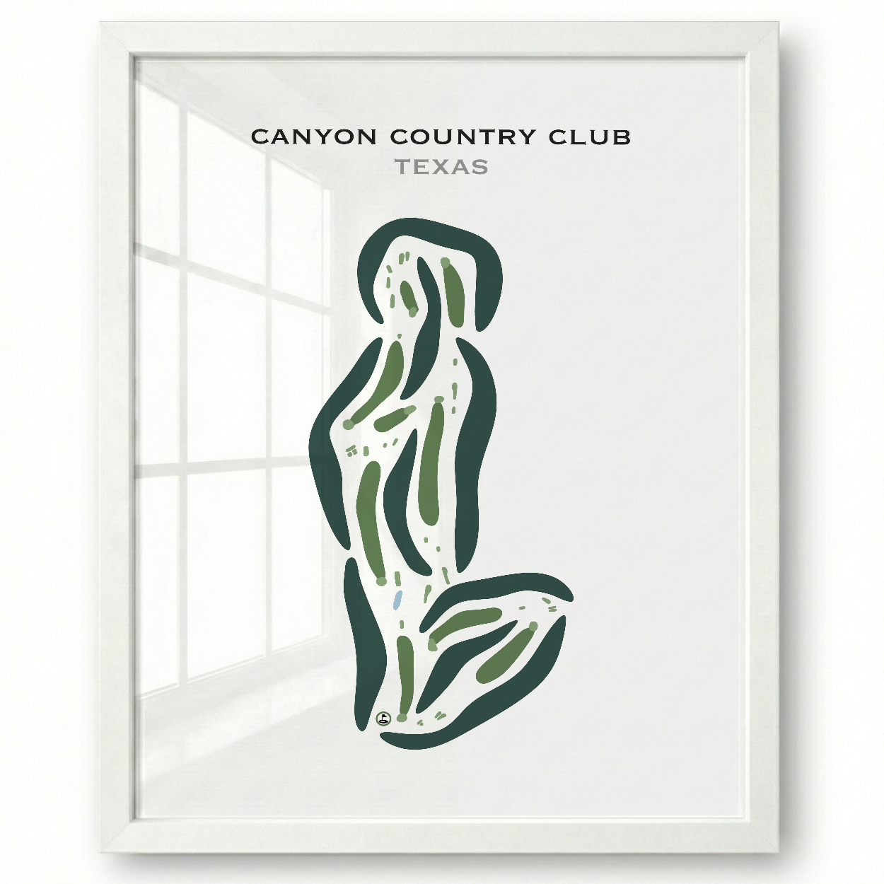 Canyon Country Club, Texas - Printed Golf Courses