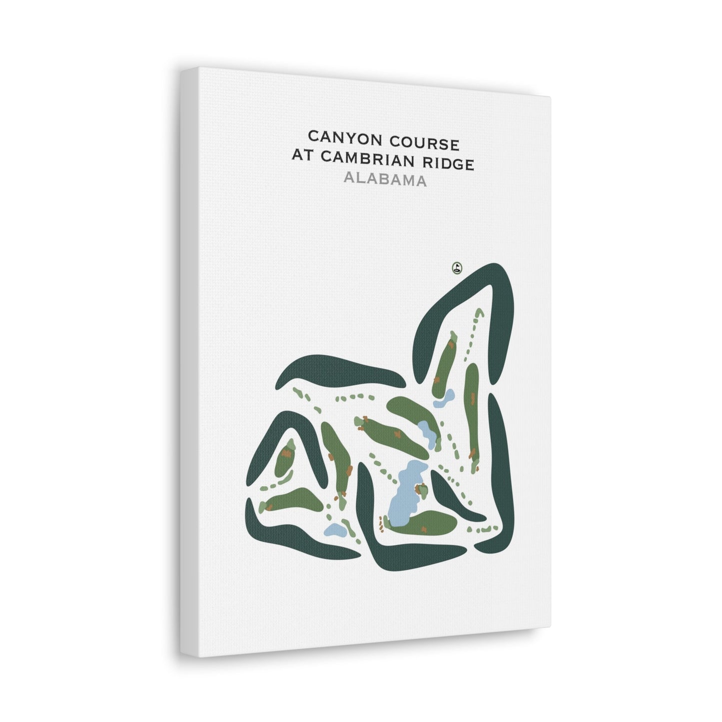 Canyon Course at Cambrian Ridge, Alabama - Printed Golf Courses