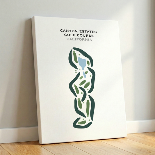 Canyon Estates Golf Course, California - Printed Golf Courses