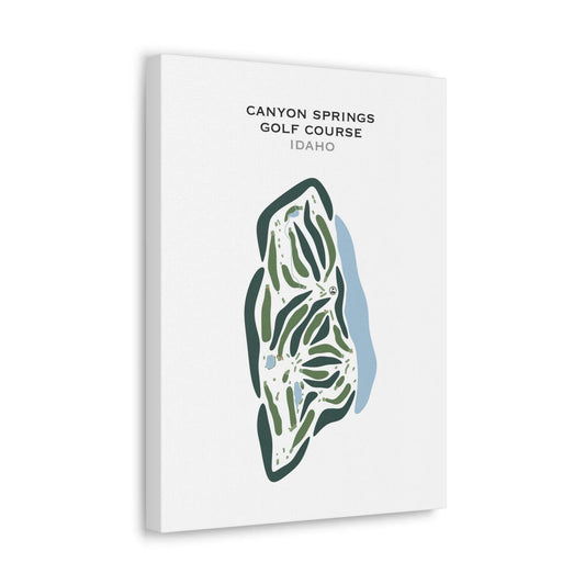 Canyon Springs Golf Course, Idaho - Printed Golf Courses