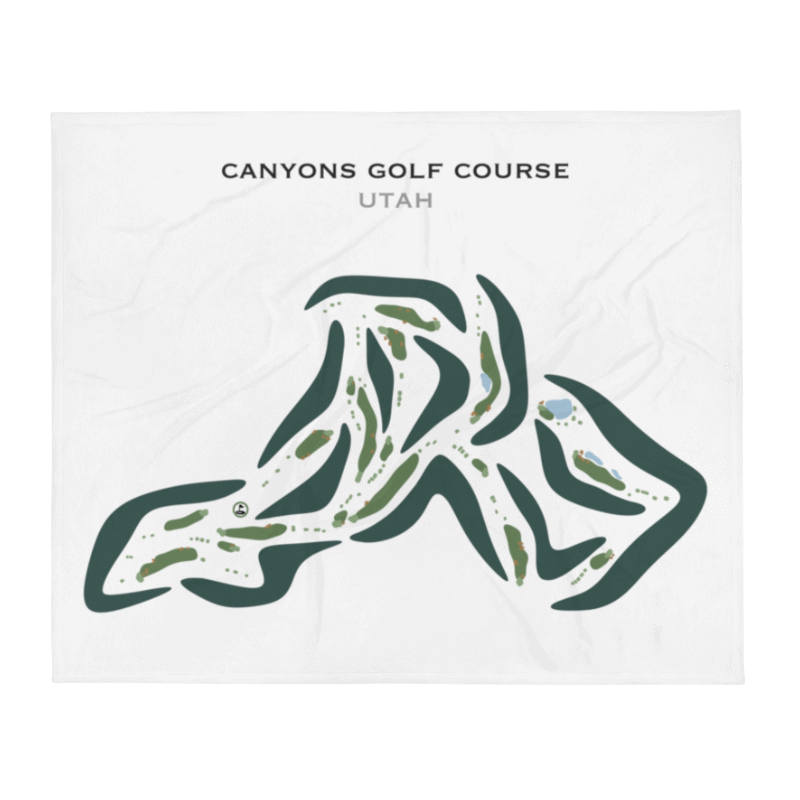 Canyons Golf Course, Utah - Printed Golf Courses