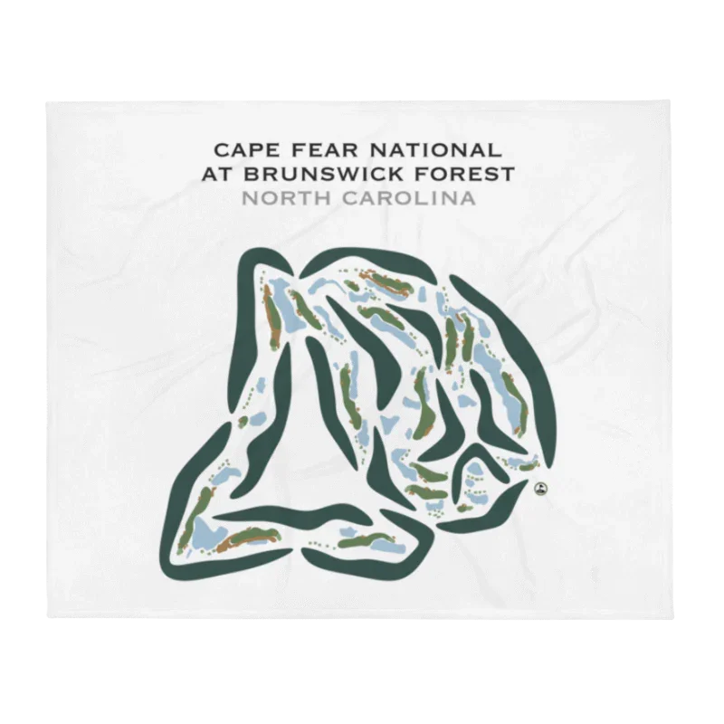 Cape Fear National Golf Course at Brunswick Forest, North Carolina - Printed Golf Courses